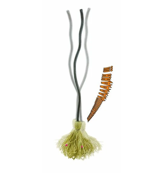 Heksenbezem Met Geluid En Beweging 100cm 1 Heksenbezem Met Geluid En Beweging 100cm