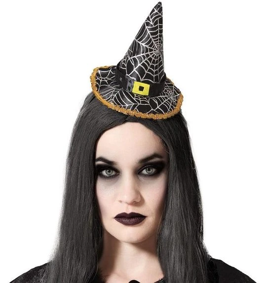 Hoedje Heks Met Spinnenweb 1 Hoedje Heks Met Spinnenweb