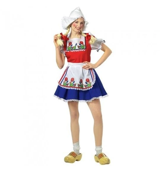 Hollands Verkleedjurkje Tulpenmeisje 1 Hollands Verkleedjurkje Tulpenmeisje