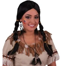 Indiaan Dame Pruik