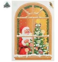 Kerst Sticker Voor Raam 49x69 Cm