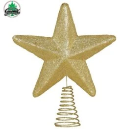 Kerstboom Topper Gouden Ster