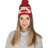 Kerstmuts Rendier Met Lichtjes