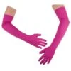 Lange Fuchsia Handschoenen 60 Cm
