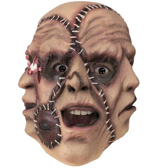 Latex Masker Met 3 Gezichten 1 Latex Masker Met 3 Gezichten