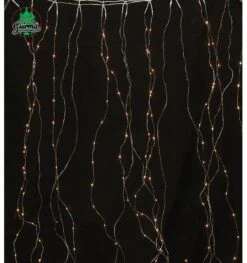 Licht Gordijn Kerst 300 White Warm LED