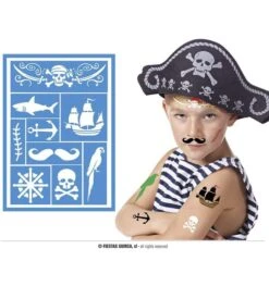 Make-up Stencil Pirate