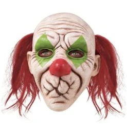 Masker Latex Halloween Clown Stitched