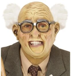 Opa Masker Met Open Mond