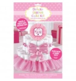 Pamper Taart Deco Kit Meisje