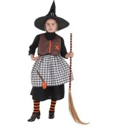Retro Heks Kostuum Voor Kinderen