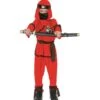 Rood Ninja Warrior Kostuum Voor Kids
