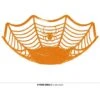 Schaal Oranje Spinnenweb 28x8 Cm Kunststof