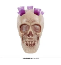 Schedel Met Shot Glaasjes 20 Cm