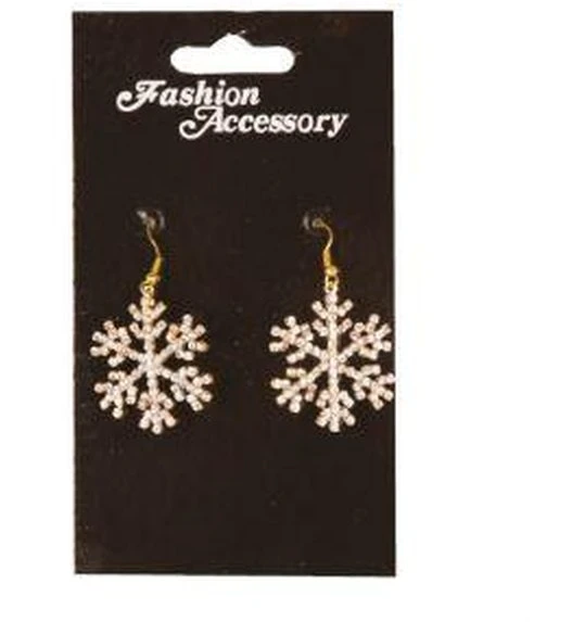 Sneeuwvlok Oorringen 1 Sneeuwvlok Oorringen