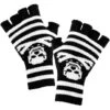 Vingerloze Skull Handschoenen
