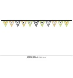 Vlaggenlijn Halloween 300 Cms 20x20 Cms Hq