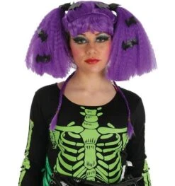 Vleermuis Pruik Verschillende Kleuren