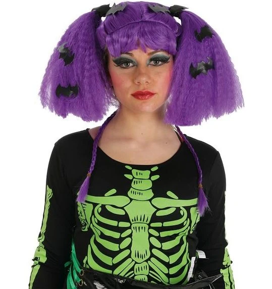 Vleermuis Pruik Verschillende Kleuren 1 Vleermuis Pruik Verschillende Kleuren