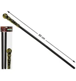 Wandelstok 80cm Goud