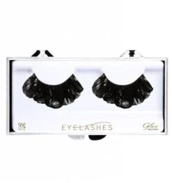 Wimpers Met Zwarte Kant