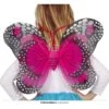 Zwart Roze Vlinder Vleugels
